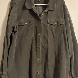 Kuhl Women's Olive Button Down Shirt XL